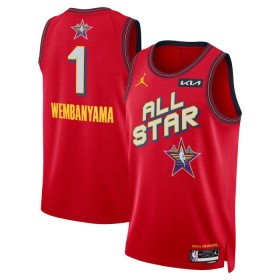 All-Star 2025 Trikot Victor Wembanyama Jordan Rot Swingman - Herren
